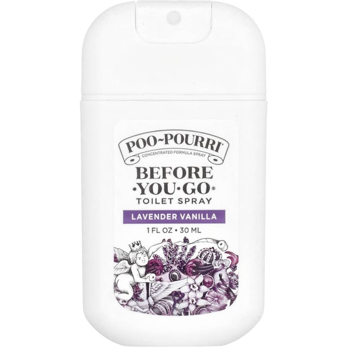 Poo-Pourri, Before-You-Go® Soil Spray, Lavender Vanilla, 30 mL (1 Fl Oz)
