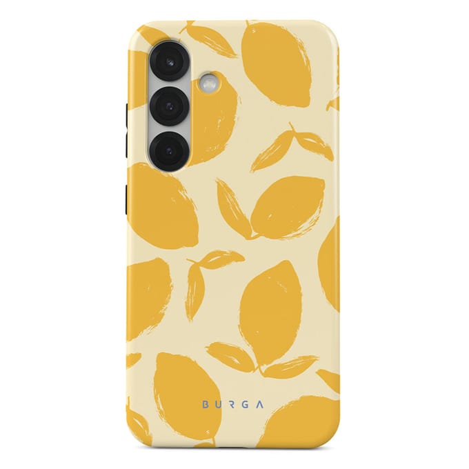 Burga Tough Case geschikt voor Samsung Galaxy S25 - Lemon Tart