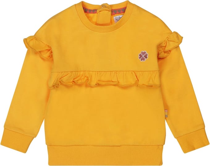 Dirkje meisjes trui S-Cute soft yellow maat 80