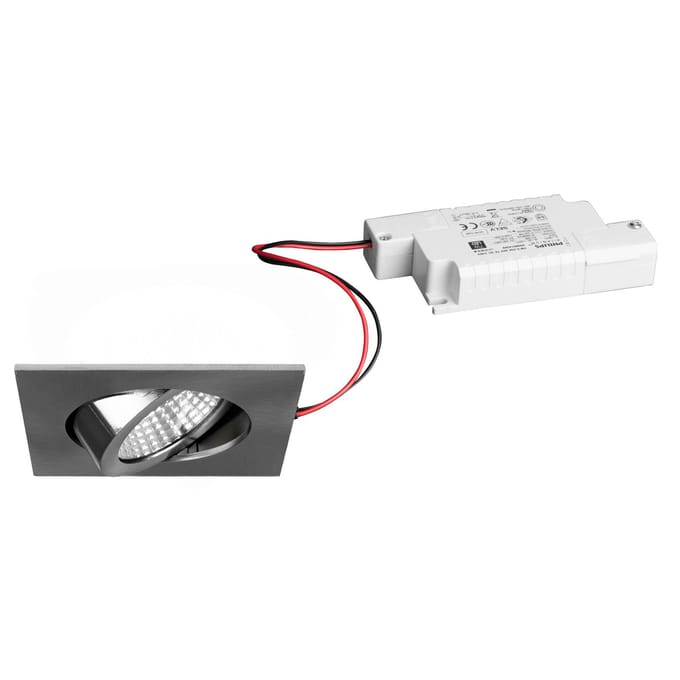BRUMBERG BB05 inbouw RC driver hoekig nikkel mat