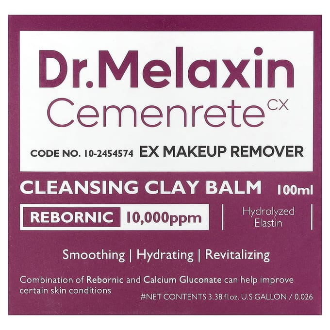 Dr.Melaxin, Cemenrete Reinigende Klei Balsem, 3,38 fl oz (100 ml) blue
