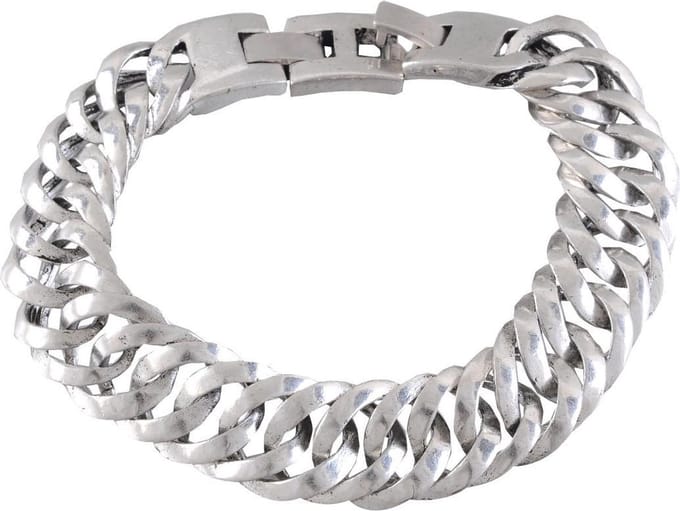 Behave - Armband - Schakelarmband, metaal, lengte 19,5-21 cm