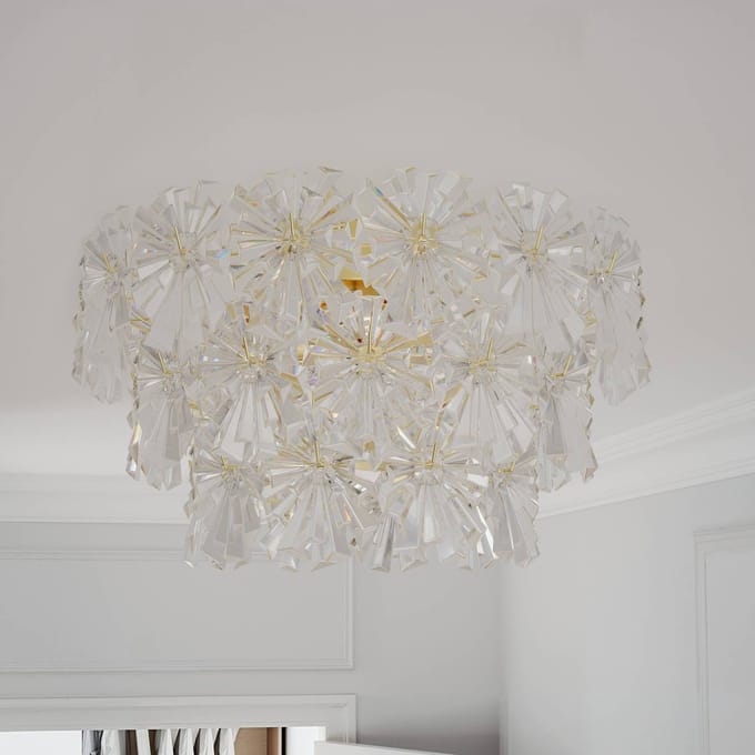 By Rydéns By Rydens plafondlamp Lorraine, Ø 52 cm, helder