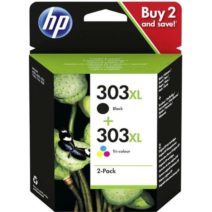 HP Inktcartridge 303XL (3YN10AE) Zwart + 3 kleuren Multipack Hoge capaciteit