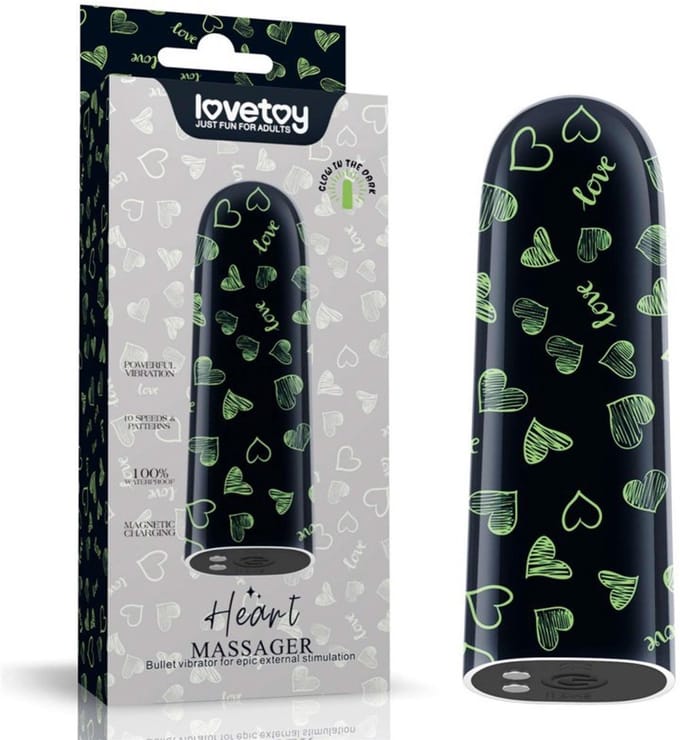 Lovetoy Serie - Mini Vibrator - Heart Massager - Compact - 10 Functies