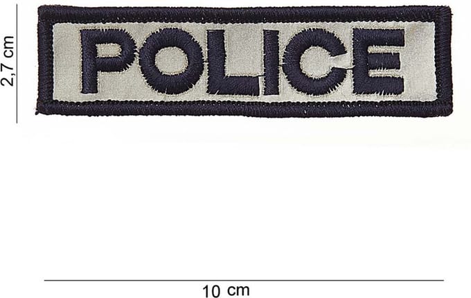 Embleem stof Police klein