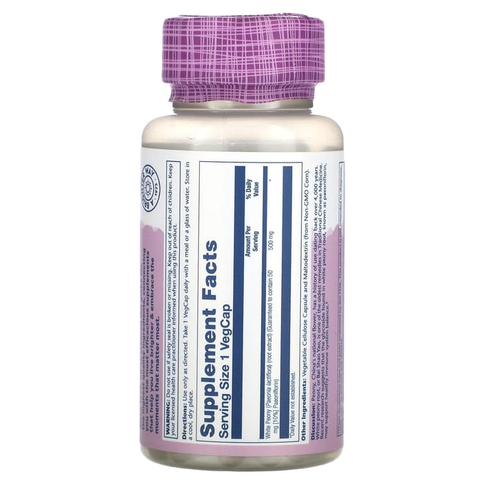 Vital Extract, Paeonia japonica, 500 mg, 60 vegetarische capsules