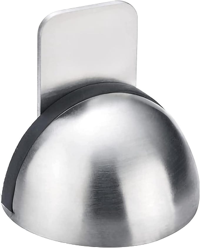 Deurstopper - Vloerstop - Muren Beschermen - RVS Materiaal - Set van 1 - Goud