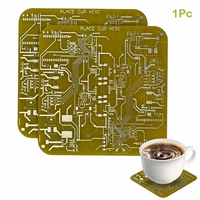 Printplaat Hittebestendige Creatieve Onderzetter Ingenieur Gepersonaliseerd Cadeau