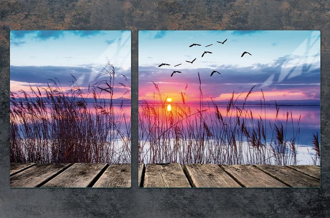 TMK ArtDeko - Snijplank en Beschermplaat - Glas - 100x52 cm - Hartglas