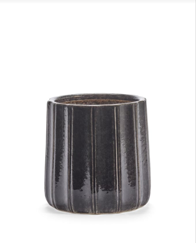 Serax Bloempot Bruin D 20 cm H 20 cm