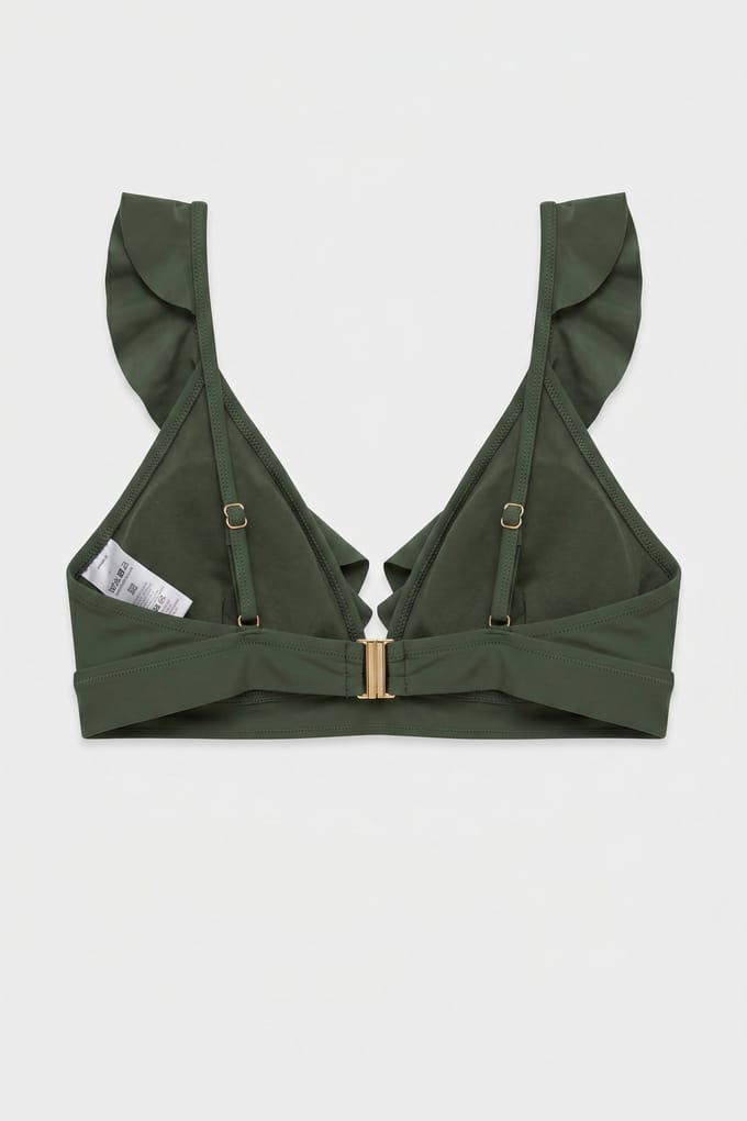 Shiwi Bobby Bikini Top Olive Green Taglia: 42 | Bikini Outlet | Donna | Verde
