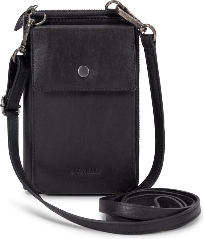Bag2Bag Leren Telefoontasje Sorso Black