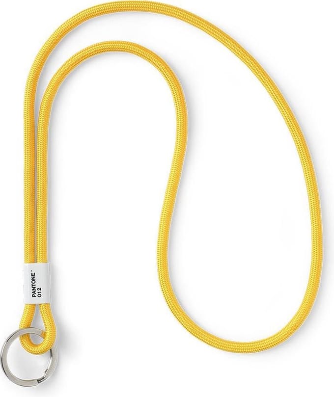 Copenhagen Design - Pantone - Sleutelhanger met Koord - Keycord - Geel