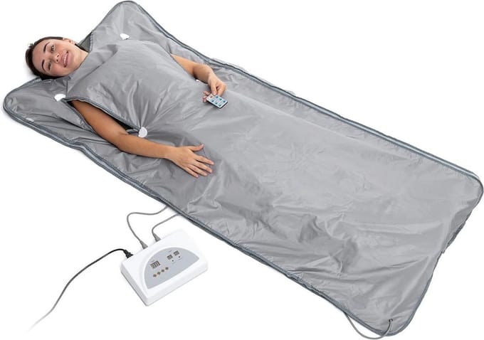 VELTRR® Infrarood Deken - Warmtedeken - 180x80cm - Grijs