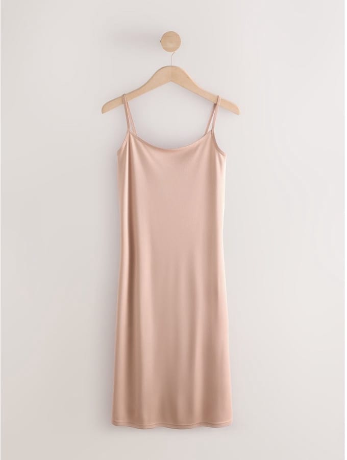 Next - Dames - Comfortabele slip van microvezel - Huidkleur