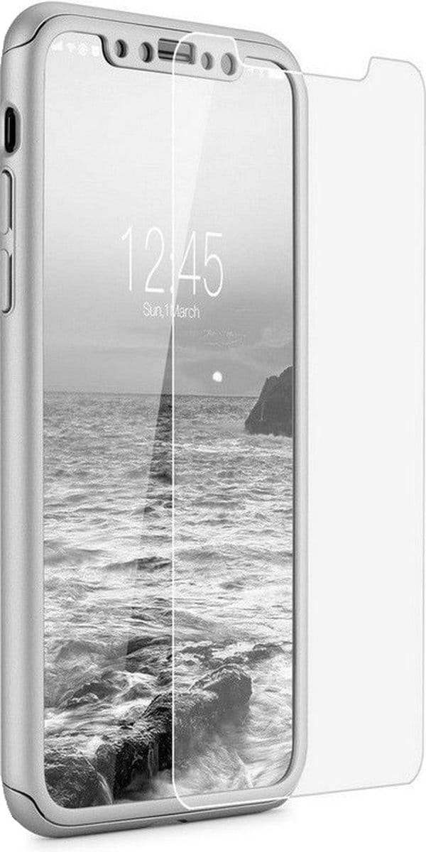 360 bescherming harde hoes + gehard glas voor iPhone 11 Pro Max Geld