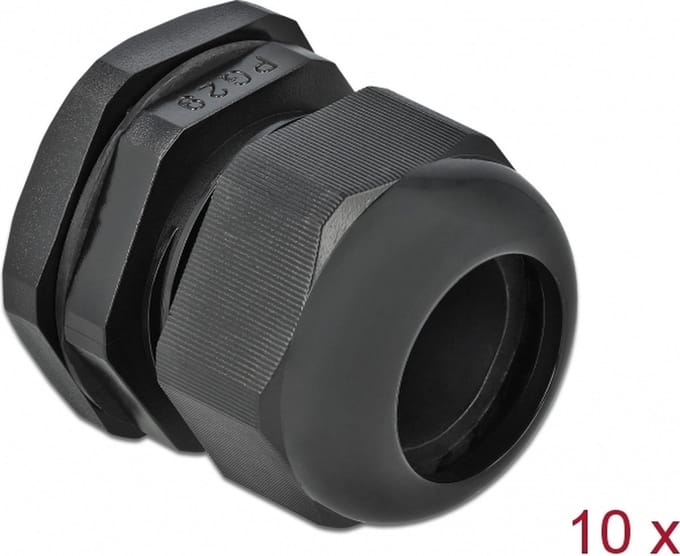 Kabelwartel PG29 10 stuks zwart