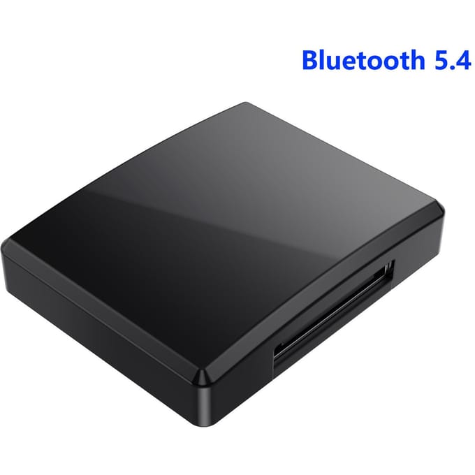 30-pins Bluetooth 5.4 Audio-ontvanger A2DP Muziek Mini Draadloze Adapter voor iPhone iPod 30-pins Jack Analoge Luidspreker