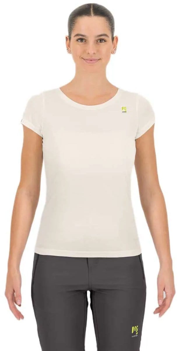 Karpos Loma Evo T-shirt Met Korte Mouwen Beige M Vrouw