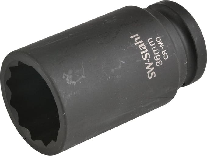 SW-Stahl 10186L-36 aandrijfasmoer 3/4", 36 mm, voor Passat