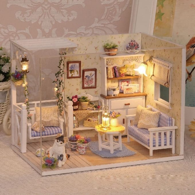 DIY Modelbouw - Miniatuurhuisje - Kitten Diary