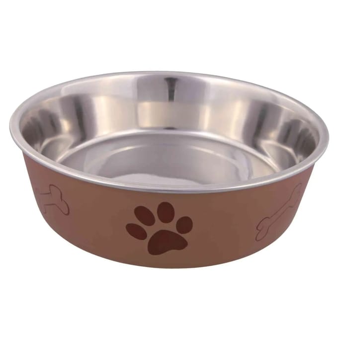 Trixie Stainless Steel Bowl 1.4 l/ø 21 cm assorted colours