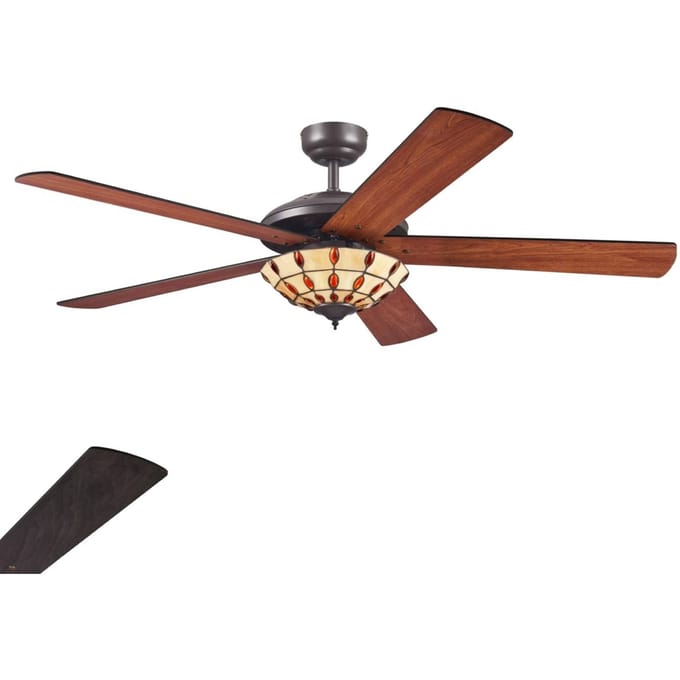 Westinghouse Comet T - Ventilator met Tiffany-lamp