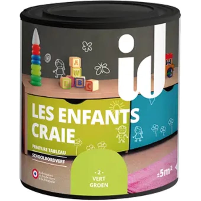 Id Schoolbordverf Les Enfants Craie Groen