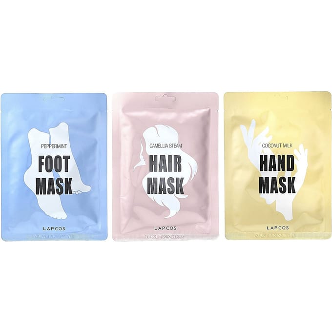 Lapcos, Variëteit Lichaamsmasker Pakket, 3 maskers beige
