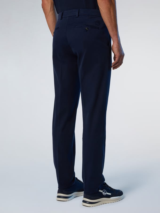 North Sails Chinos Defender geplooide gabardine