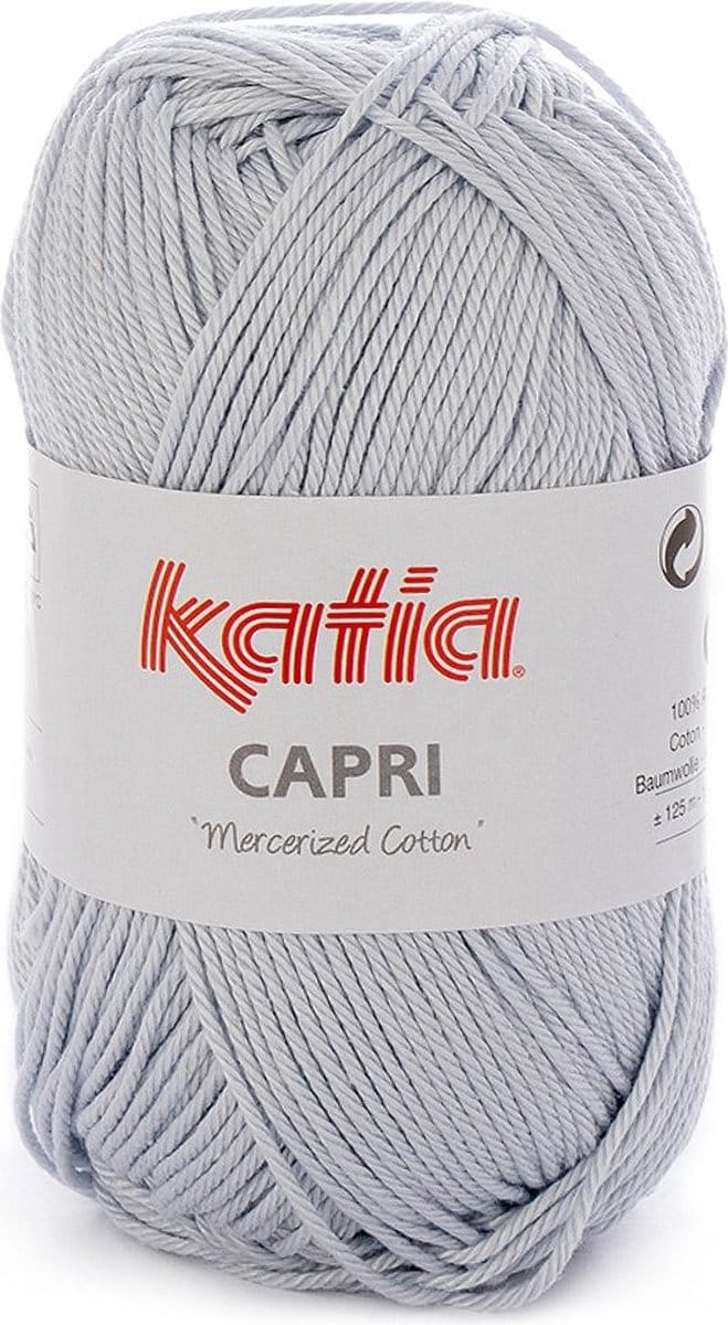 Katia Capri - 82157 parelgrijs - Katoen Garen