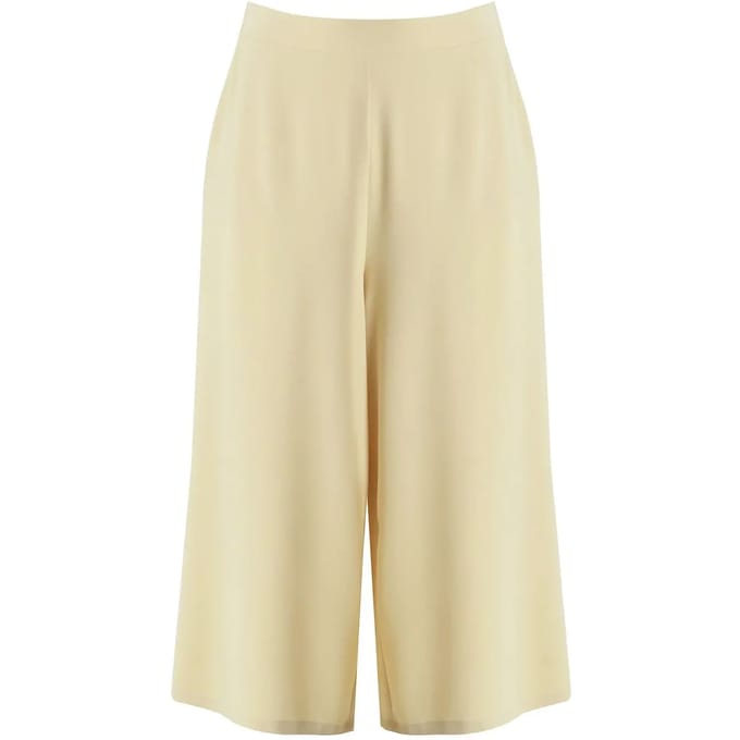 Vrouwen culotte broek in crêpe Mat Fashion