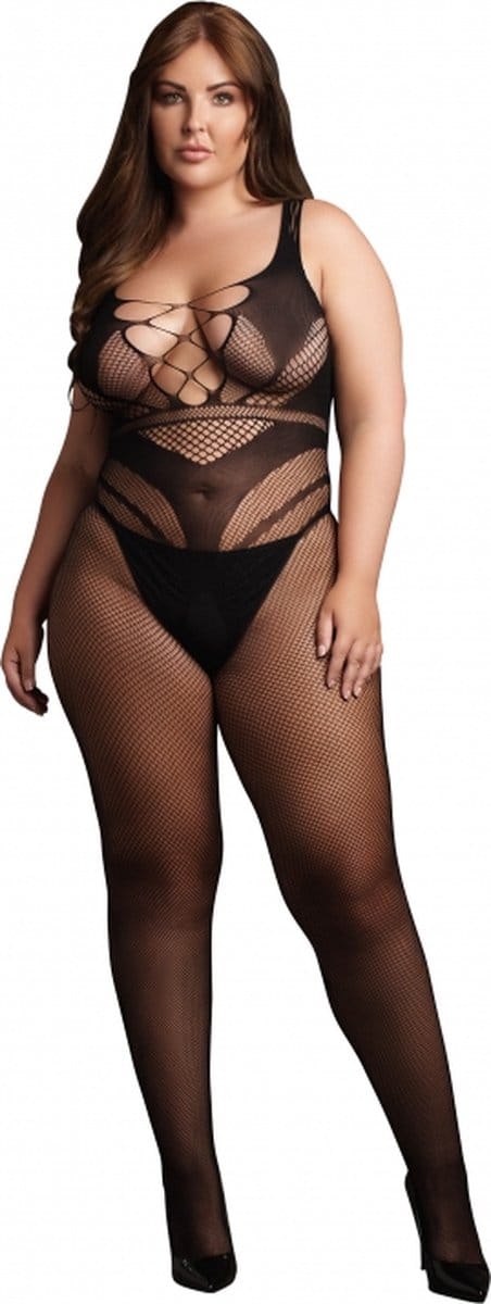 Bodystocking met Accentuated Lines - OSX - Zwart