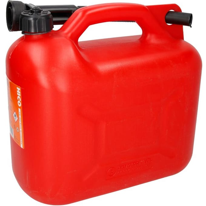 Automax Jerrycan Benzine - 10 liter - Met schenktuit - Rood