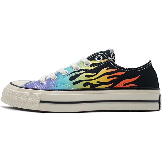 Chuck 70 Converse Low 'Archive Print - Vlammen' 164407C 39 beige