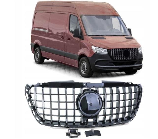Calandre Pour Mercedes Sprinter W907 W910 À Partir De 2018- Chrome Gt