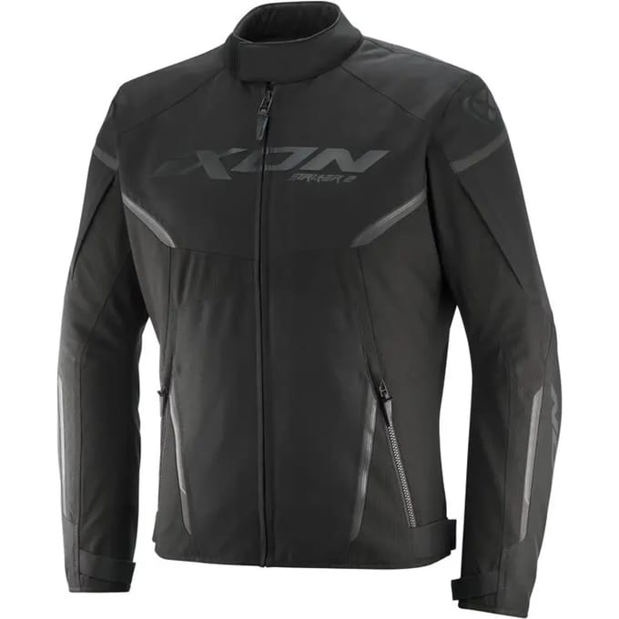 Ixon Striker 2 Zwart Waterdichte Textiele Motorjas - Jas