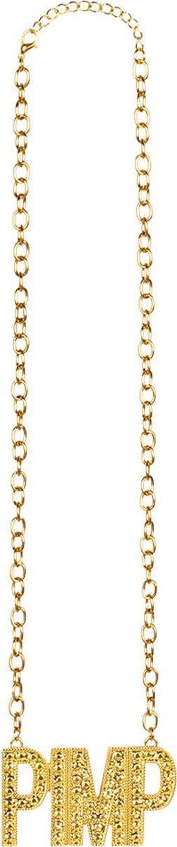 Boland - Ketting 'Pimp' - Volwassenen - Unisex - Pooier - Pimps and Ho's