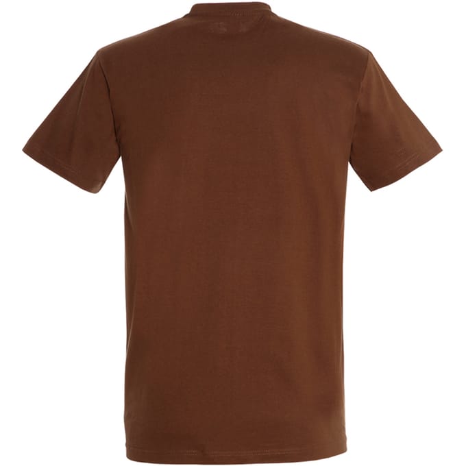 SOLS Heren Keizerlijke Zwaargewicht T-Shirt met korte mouwen (Aarde)