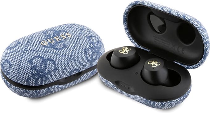 Guess True Wireless 4G Metal Bluetooth In-Ear Oordopjes - Blauw