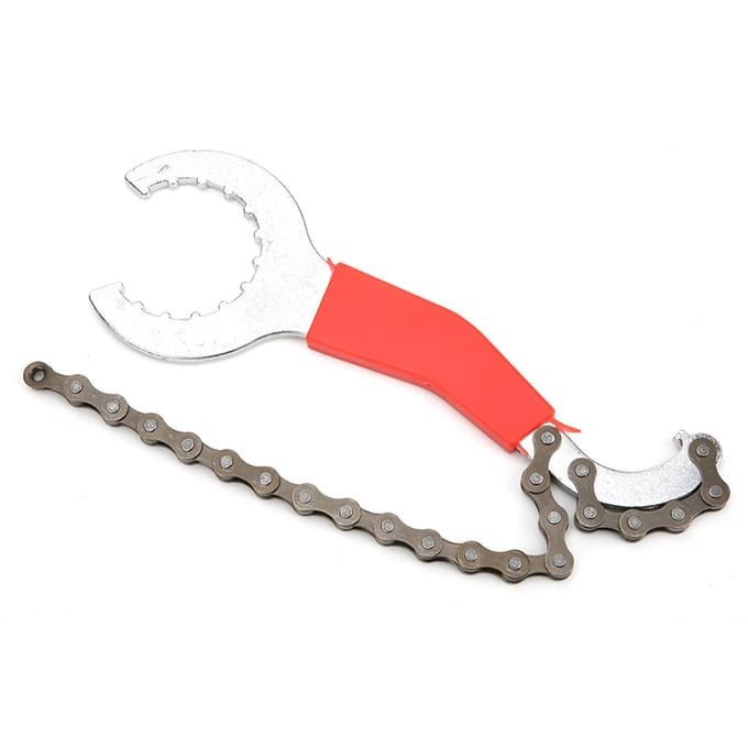 Clé Extracteur de Cassette de Vélo Portable 3 en 1 Outil de Réparation de Vélo gray