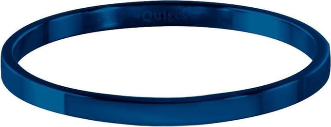 Quiges Stapelring Dames - Vulring Glans - RVS Blauw - Maat 20 - Hoogte 2mm