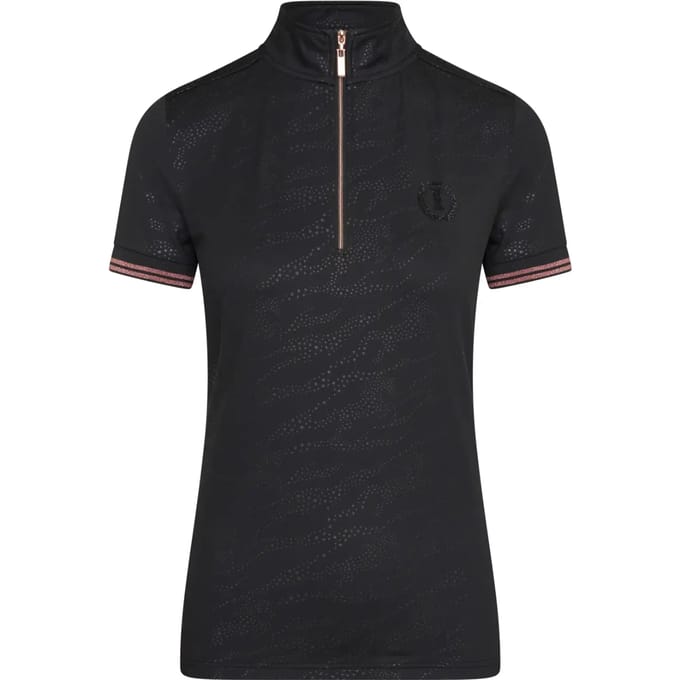 Technisch paardrijshirt IRH Star Kiss Zwart maat 140