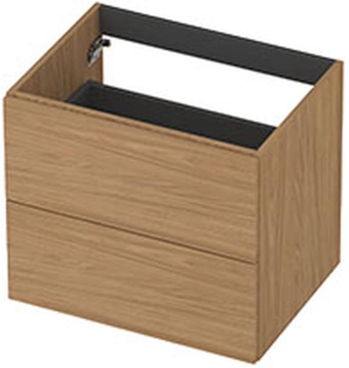 INK - Onderkast 2L Decor Softclose Tbv Greep - 600x450x520 Mm - Blank Eiken