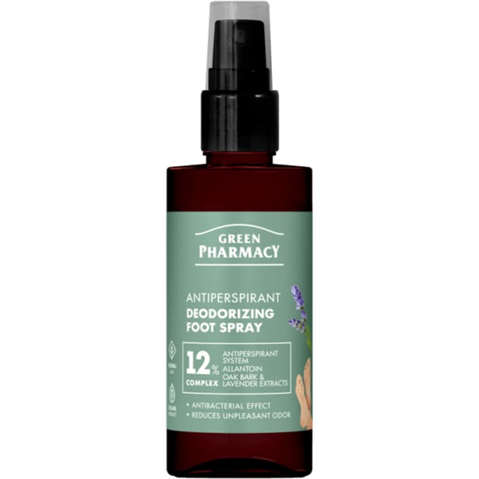 Green Pharmacy Antiperspirant Deodorizing Foot Spray 150 ml