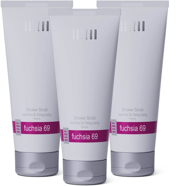 JANZEN Shower Scrub Fuchsia 69 3-pack