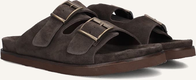 STEFANO LAURAN 26005 Slippers - Heren - Bruin - Maat 44