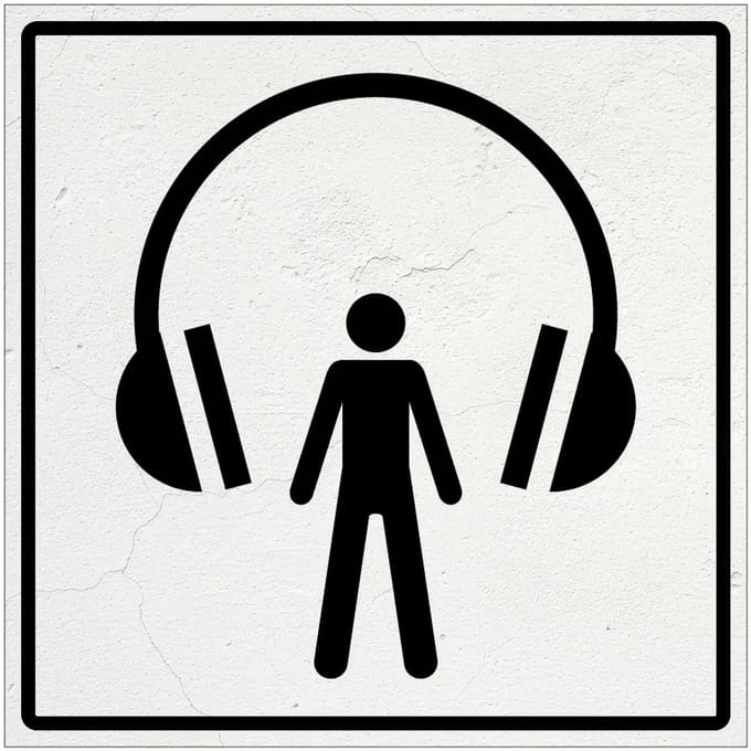 Audiotour bord | Forex Re materiaal | 20 x 20 cm