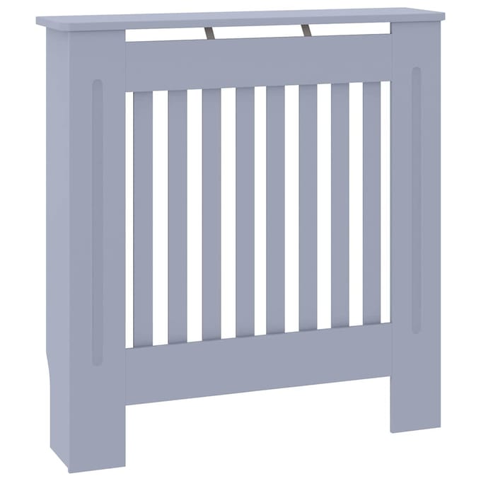 vidaXL Radiatorafdekking Grijs 78 x 19 x 81,5cm Bewerkt hout